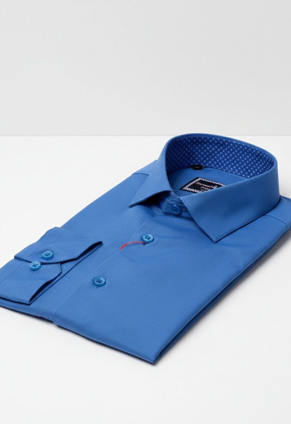 Slim Fit Uzun Kol Düz Renk Saten Erkek Gömlek 3GMK331244008