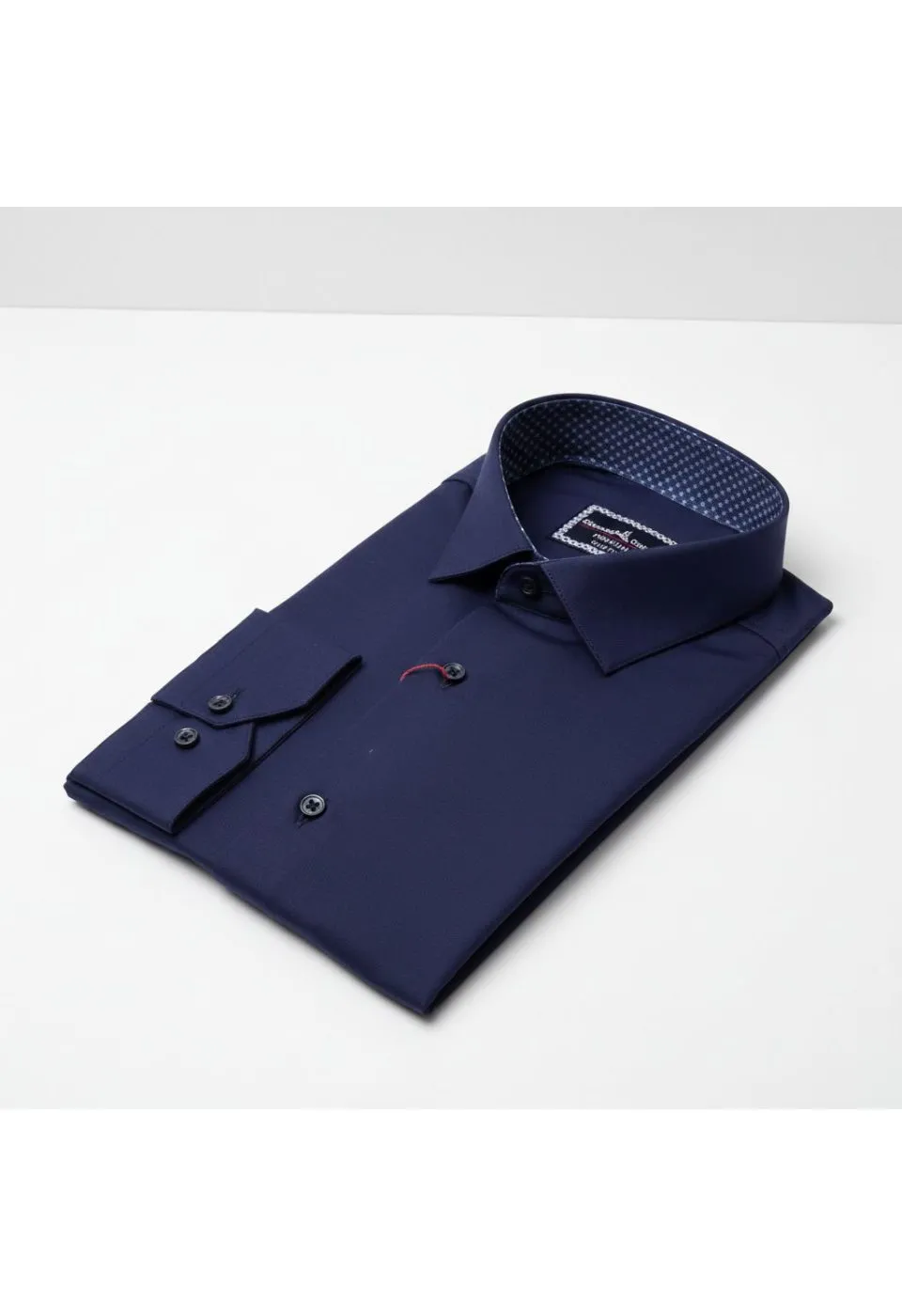 Slim Fit Uzun Kol Düz Renk Saten Erkek Gömlek 3GMK331244010 - Giovanni Fratelli