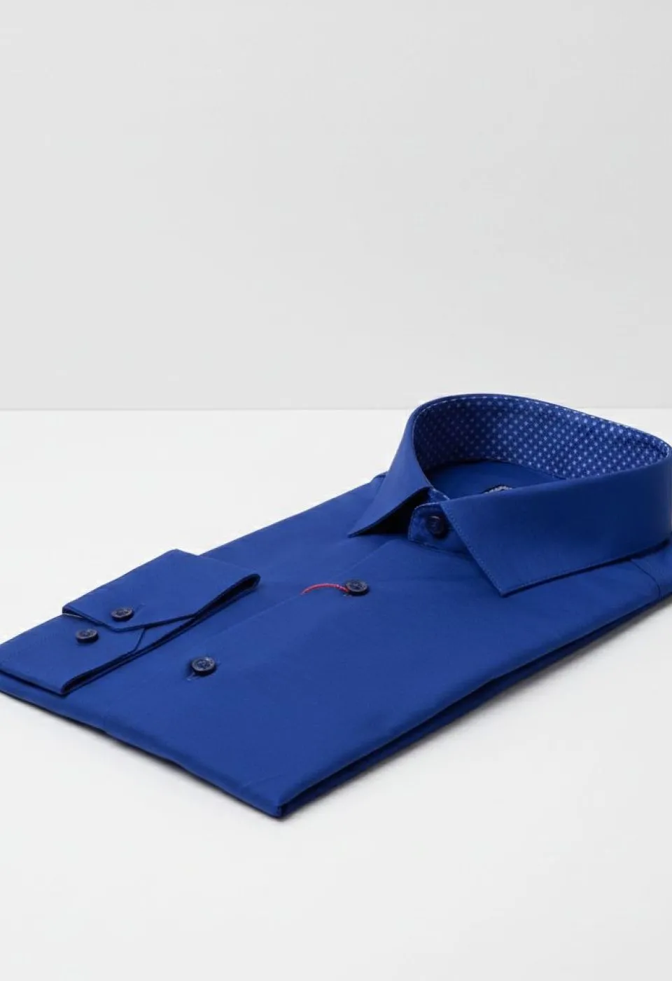Slim Fit Uzun Kol Düz Renk Saten Erkek Gömlek 3GMK331244012