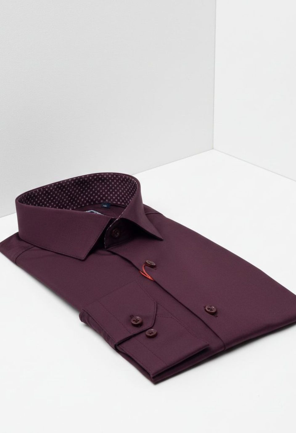 Slim Fit Uzun Kol Düz Renk Saten Erkek Gömlek 3GMK331244014 - Giovanni Fratelli