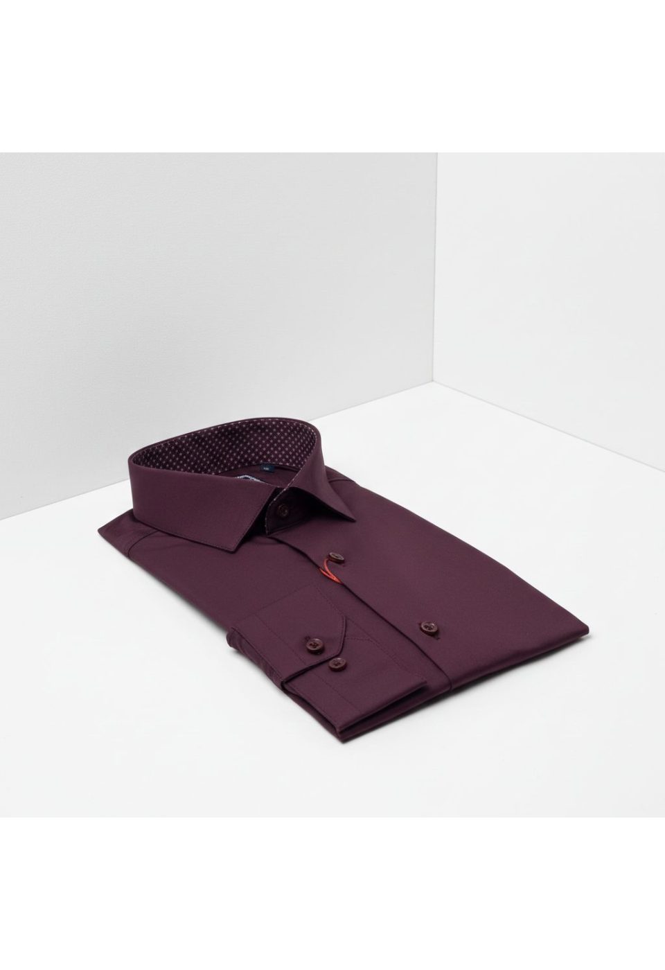 Slim Fit Uzun Kol Düz Renk Saten Erkek Gömlek 3GMK331244014 - Giovanni Fratelli