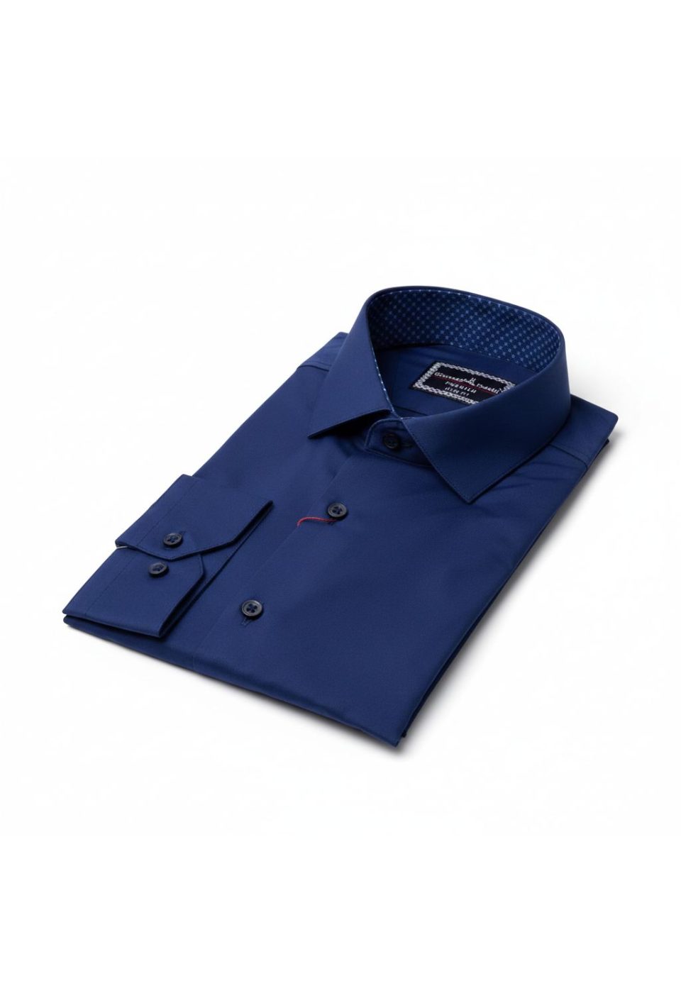 Slim Fit Uzun Kol Düz Renk Saten Erkek Gömlek 3GMK331244019 - Giovanni Fratelli