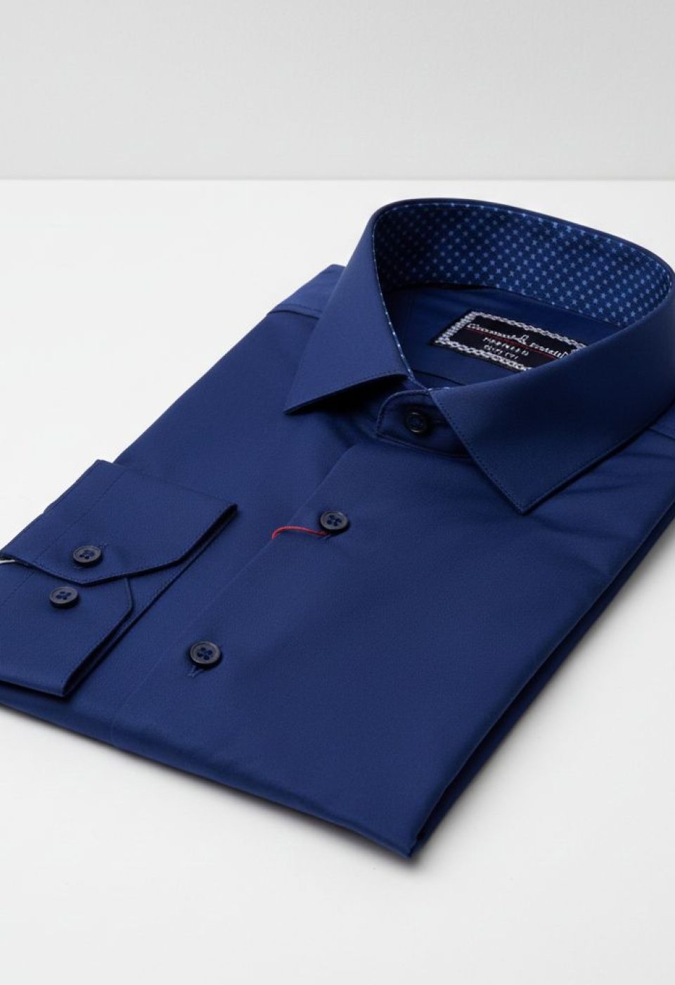 Slim Fit Uzun Kol Düz Renk Saten Erkek Gömlek 3GMK331244019 - Giovanni Fratelli