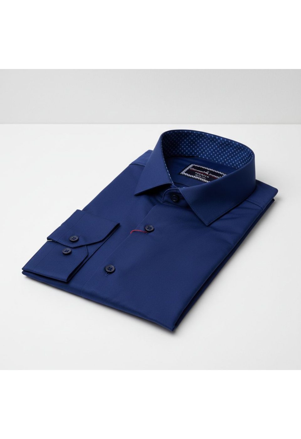 Slim Fit Uzun Kol Düz Renk Saten Erkek Gömlek 3GMK331244019 - Giovanni Fratelli