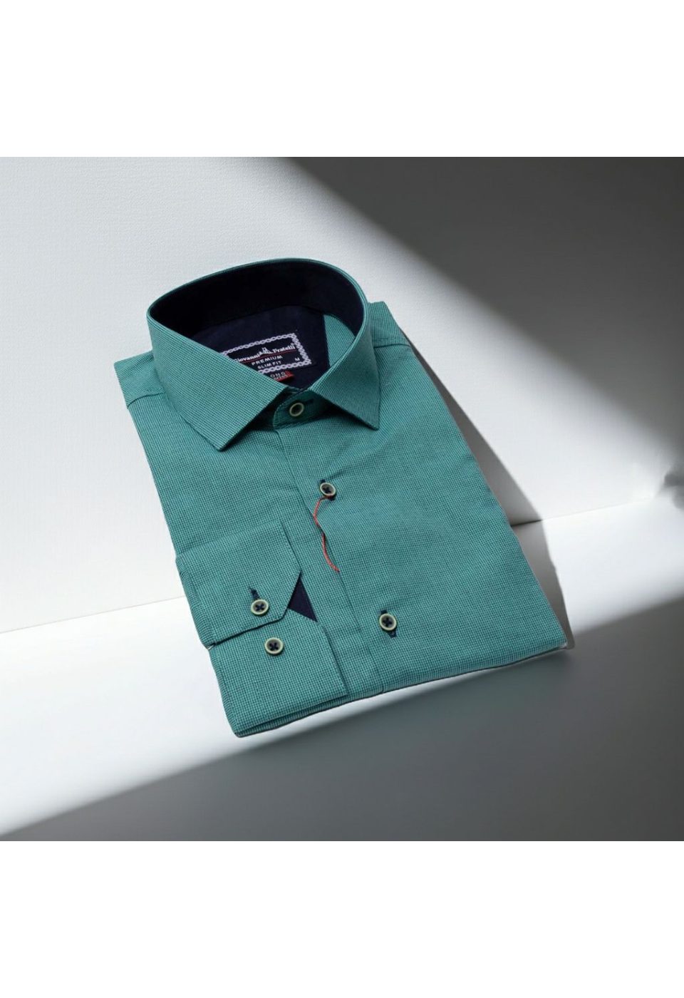 8 Drop Slim Fit Uzun Kol Desenli Erkek Gömlek 3GMK311252003 - Giovanni Fratelli