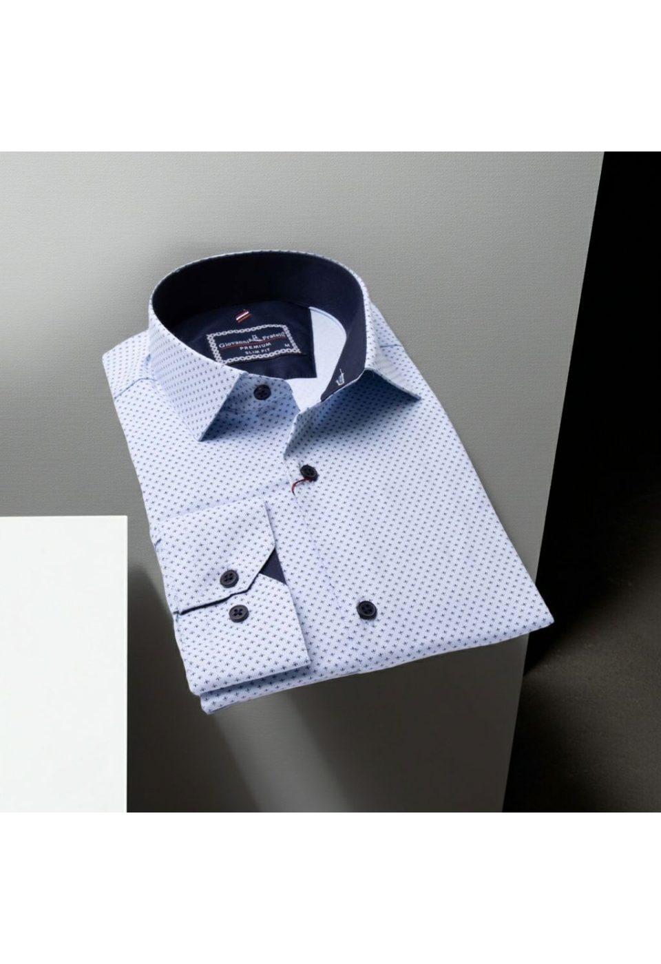Slim Fit Uzun Kol Düz Renk Saten Erkek Gömlek 3GMK311253002 - Giovanni Fratelli