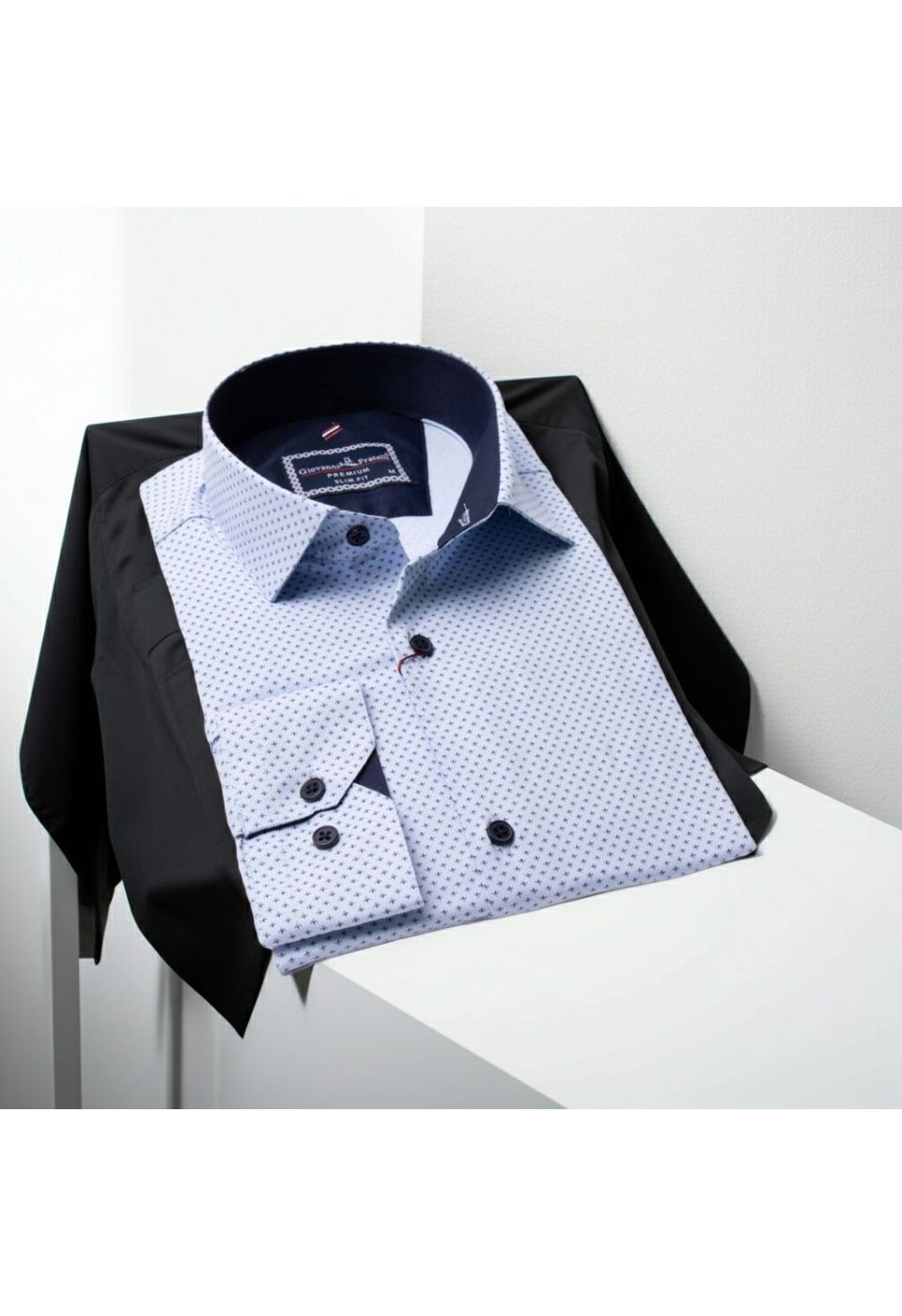 Slim Fit Uzun Kol Düz Renk Saten Erkek Gömlek 3GMK311253002 - Giovanni Fratelli