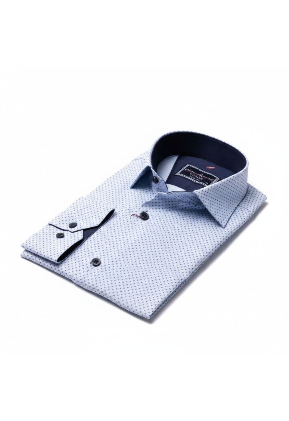 Slim Fit Uzun Kol Düz Renk Saten Erkek Gömlek 3GMK311253002 - Giovanni Fratelli