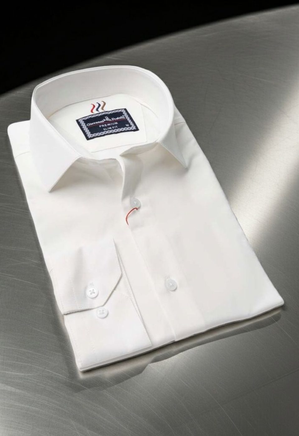 Slim Fit Uzun Kol Düz Renk Saten Erkek Gömlek 3GMK321255002 - Giovanni Fratelli