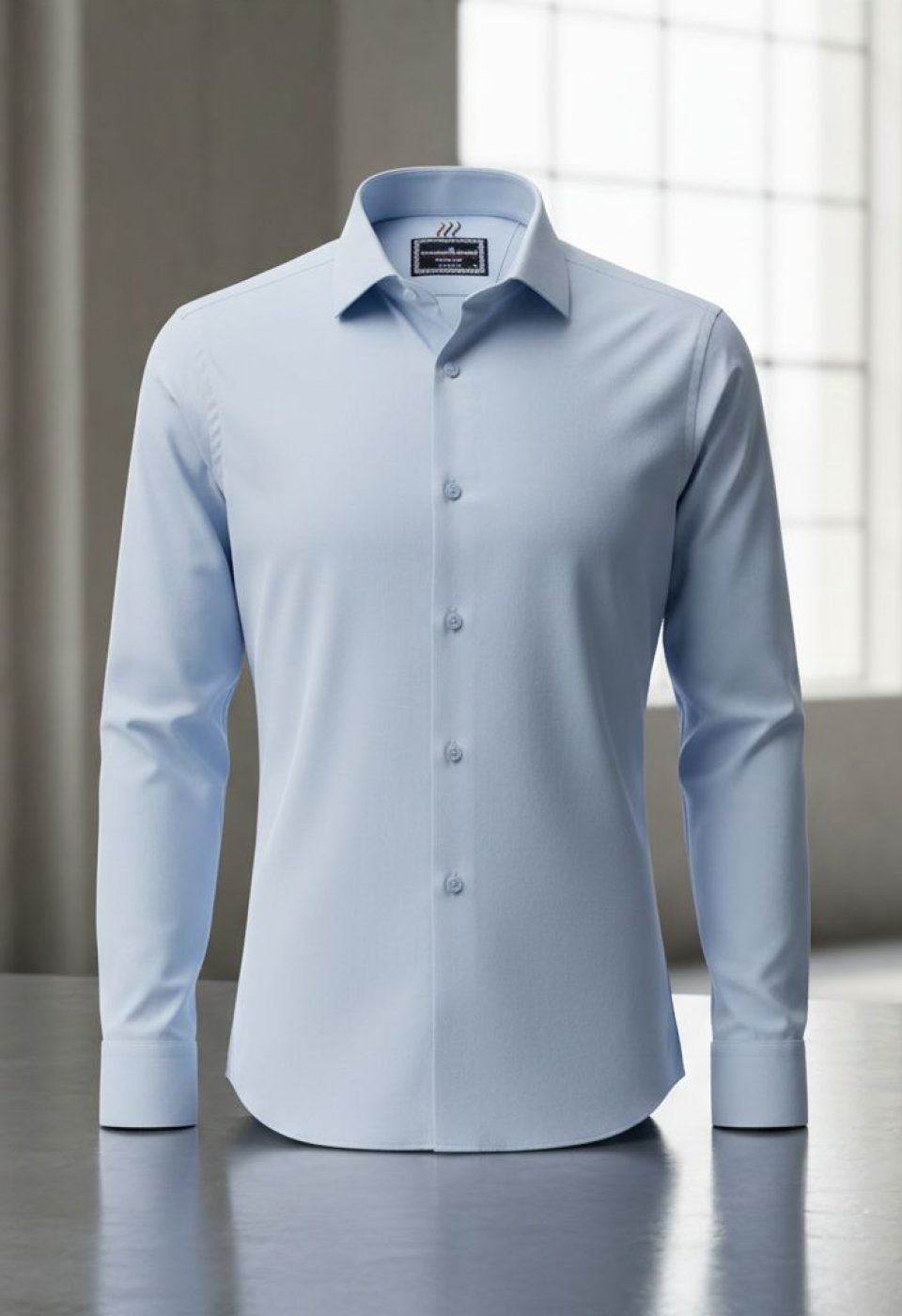 Slim Fit Uzun Kol Düz Renk Saten Erkek Gömlek 3GMK321255003 - Giovanni Fratelli