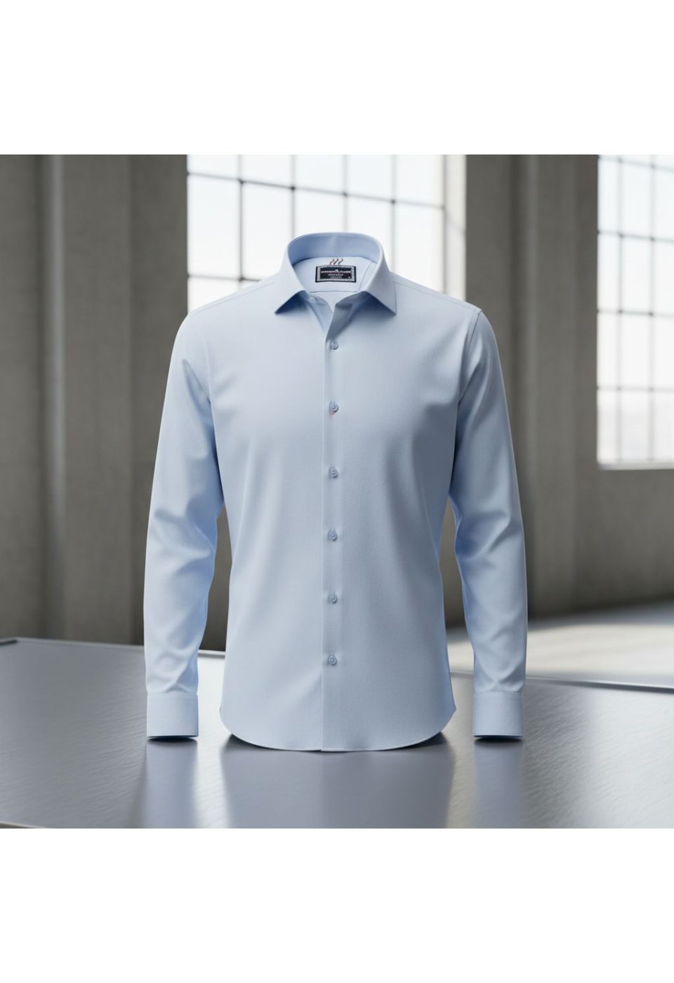 Slim Fit Uzun Kol Düz Renk Saten Erkek Gömlek 3GMK321255003 - Giovanni Fratelli
