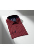 Slim Fit Uzun Kol Desenli Erkek Gömlek 3GMK311267005