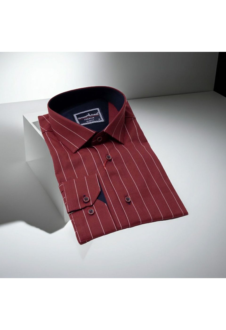 Slim Fit Uzun Kol Desenli Erkek Gömlek 3GMK311267005 - Giovanni Fratelli