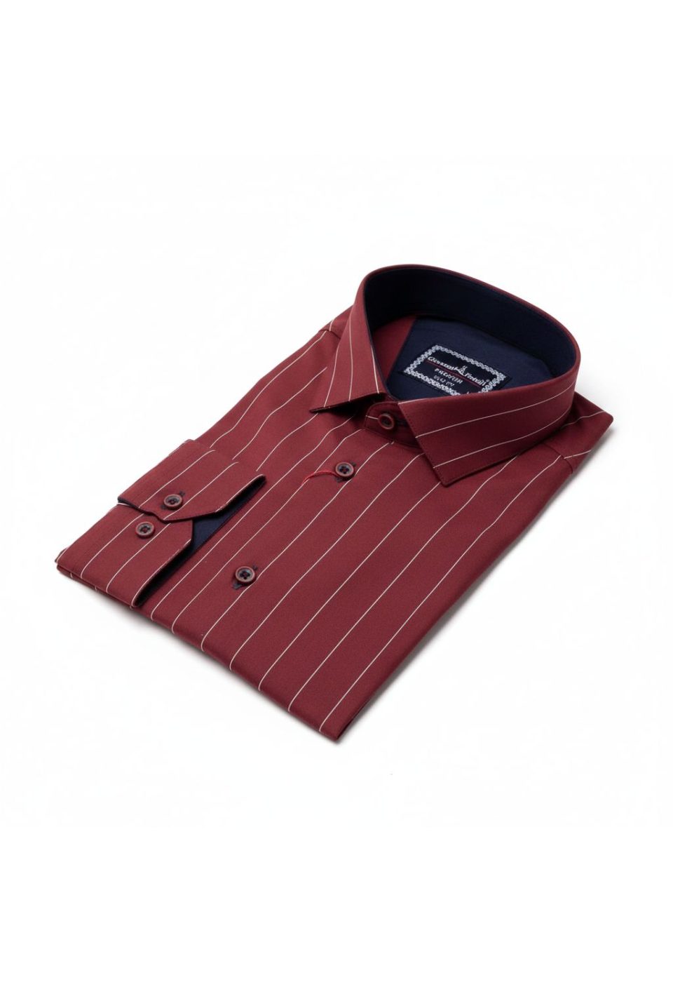 Slim Fit Uzun Kol Desenli Erkek Gömlek 3GMK311267005 - Giovanni Fratelli