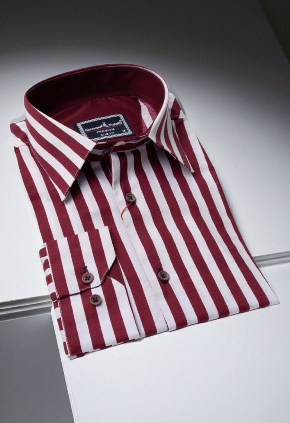 Slim Fit Uzun Kol Desenli Erkek Gömlek 3GMK311268003 - Giovanni Fratelli
