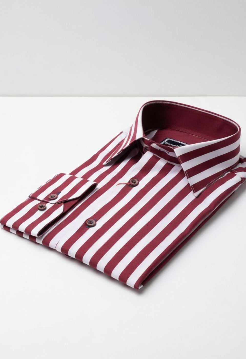 Slim Fit Uzun Kol Desenli Erkek Gömlek 3GMK311268003