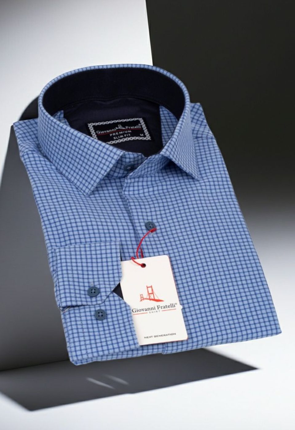 Slim Fit Uzun Kol Desenli Erkek Gömlek 3GMK311279002 - Giovanni Fratelli