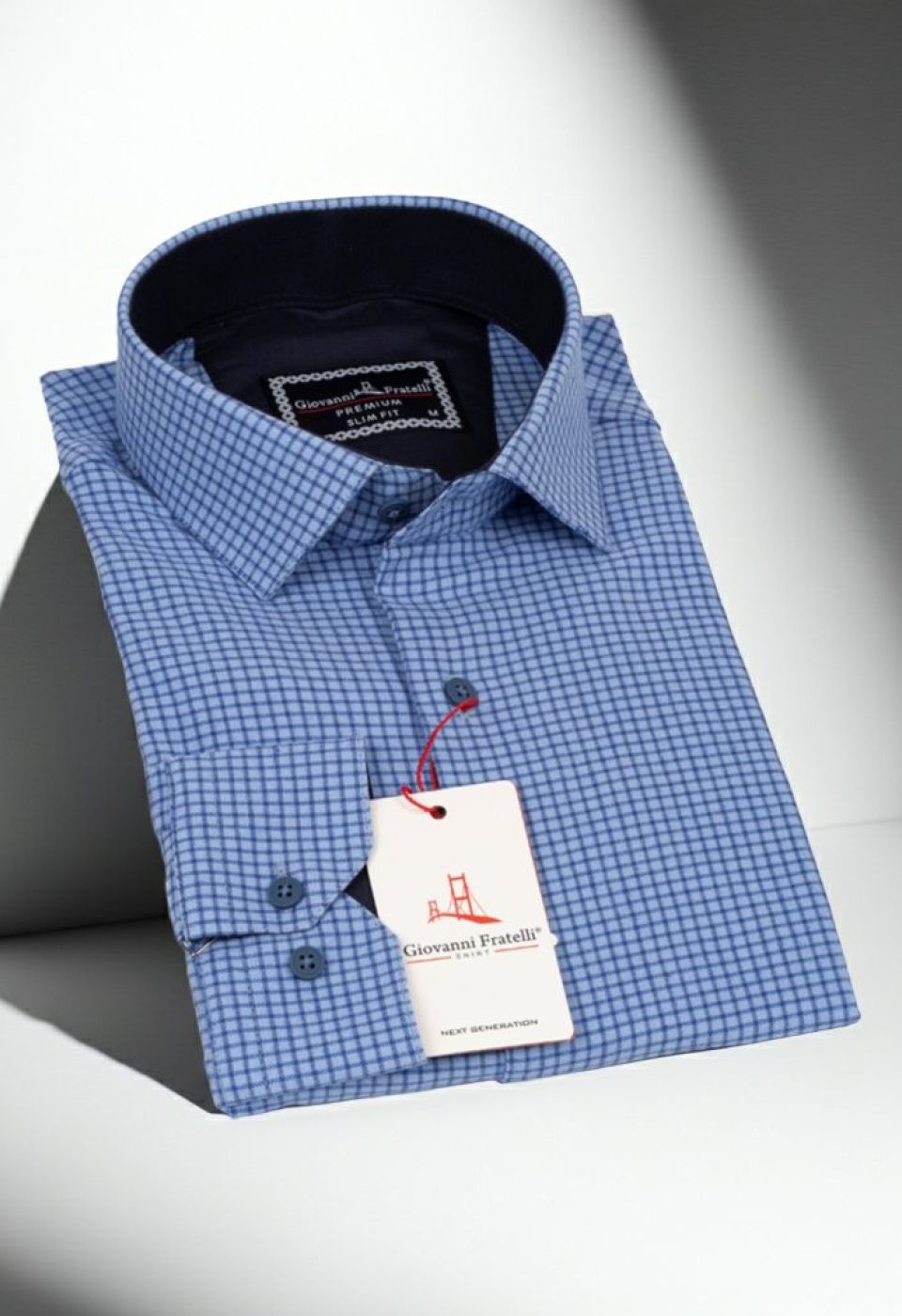 Slim Fit Uzun Kol Desenli Erkek Gömlek 3GMK311279002
