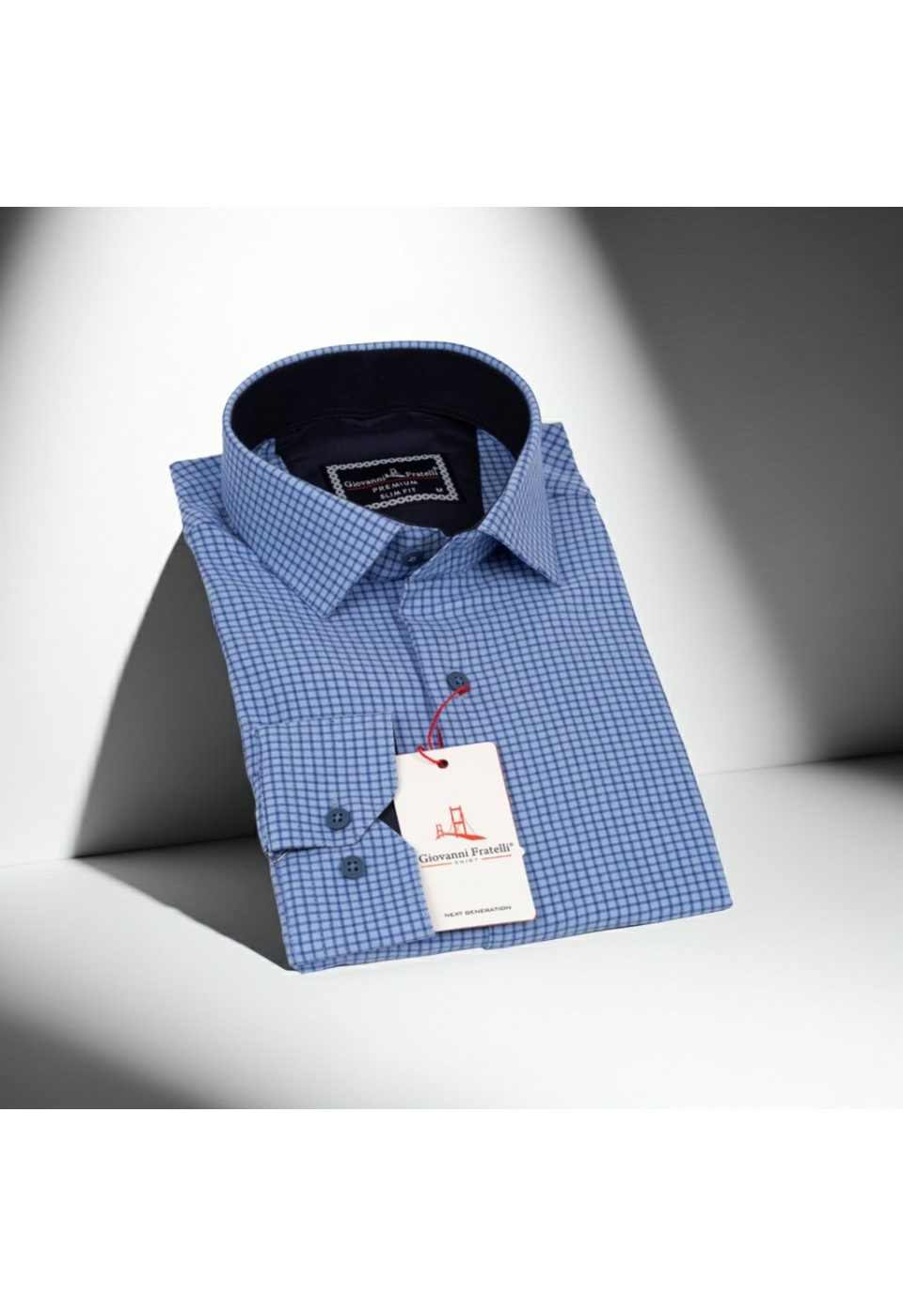 Slim Fit Uzun Kol Desenli Erkek Gömlek 3GMK311279002 - Giovanni Fratelli