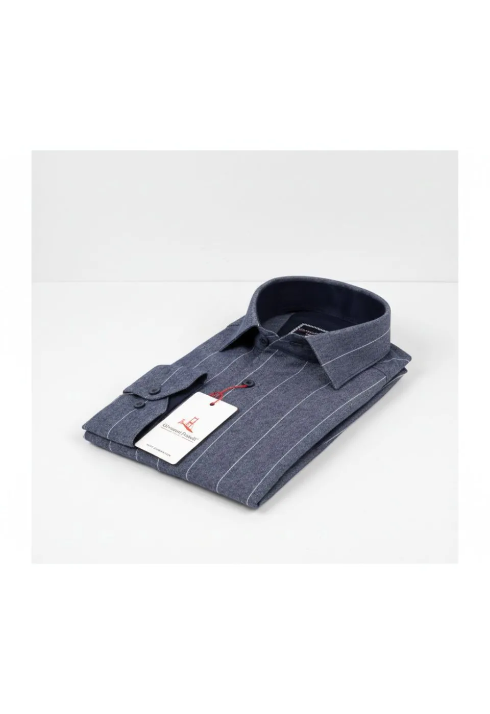 Slim Fit Uzun Kol Desenli Erkek Gömlek 3GMK311279011 - Giovanni Fratelli