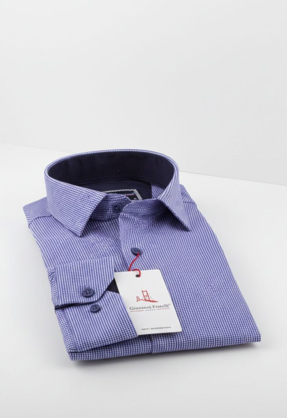 Slim Fit Uzun Kol Desenli Erkek Gömlek 3GMK311279013 - Giovanni Fratelli