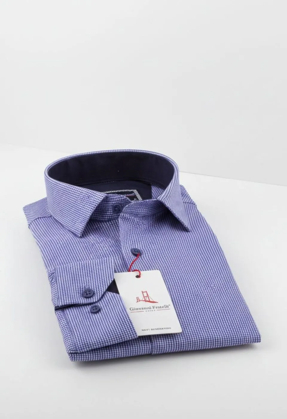 Slim Fit Uzun Kol Desenli Erkek Gömlek 3GMK311279013 - Giovanni Fratelli