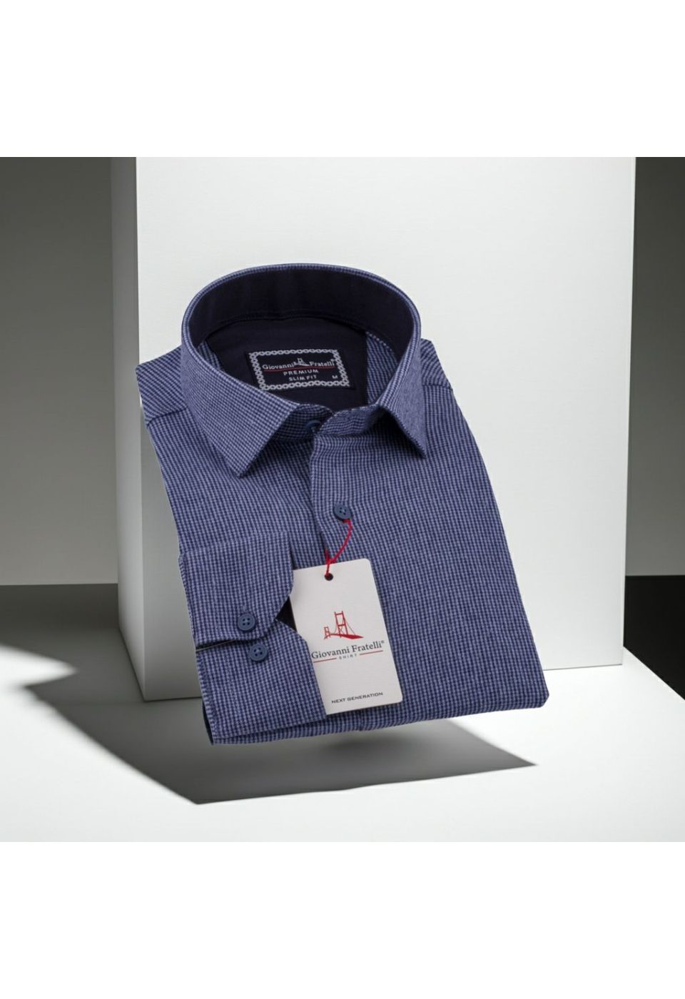 Slim Fit Uzun Kol Desenli Erkek Gömlek 3GMK311279014 - Giovanni Fratelli