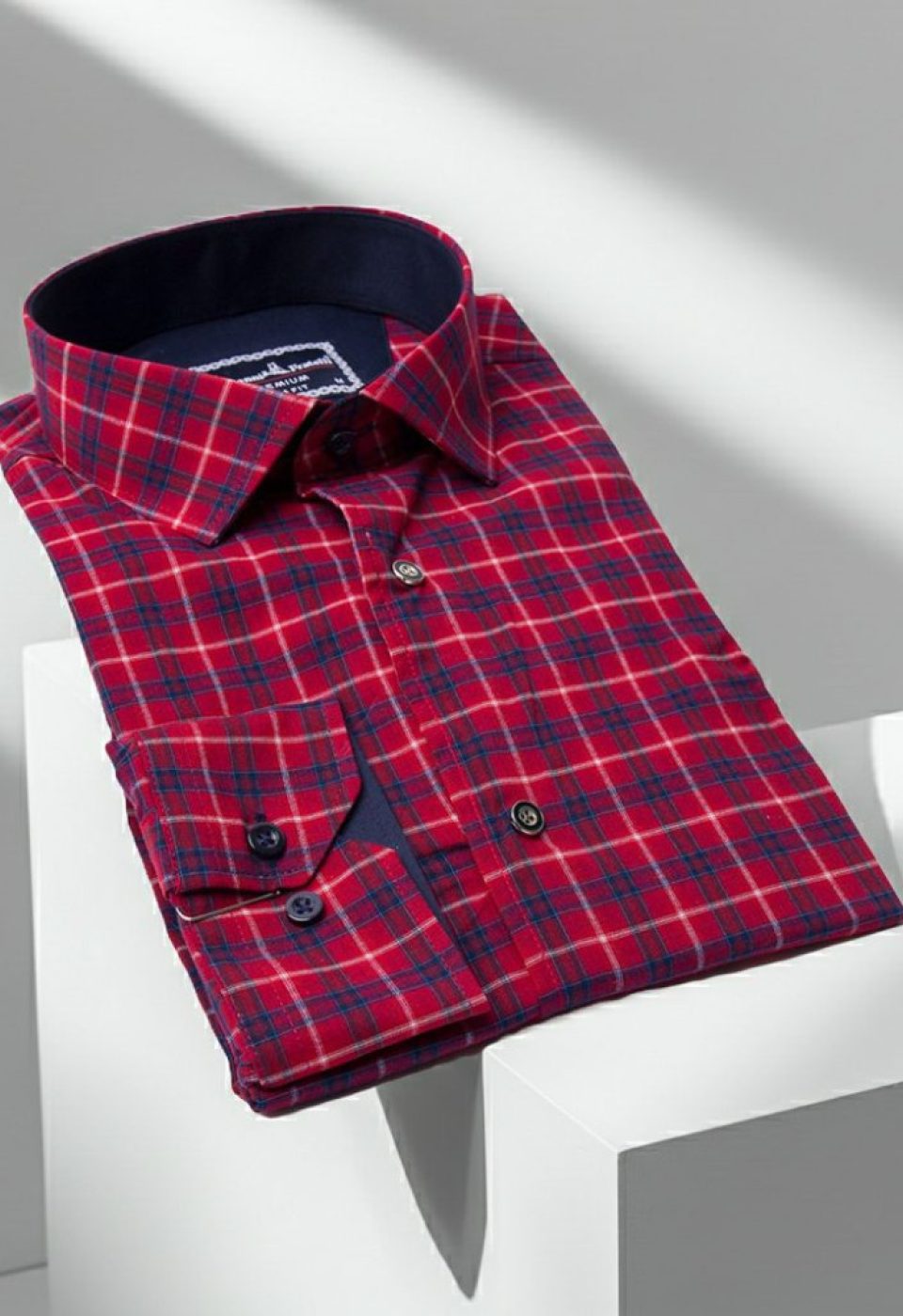 1286 CR 004 Slim Fit Uzun Kol Desenli Erkek Gömlek 3GMK311286004 - Giovanni Fratelli