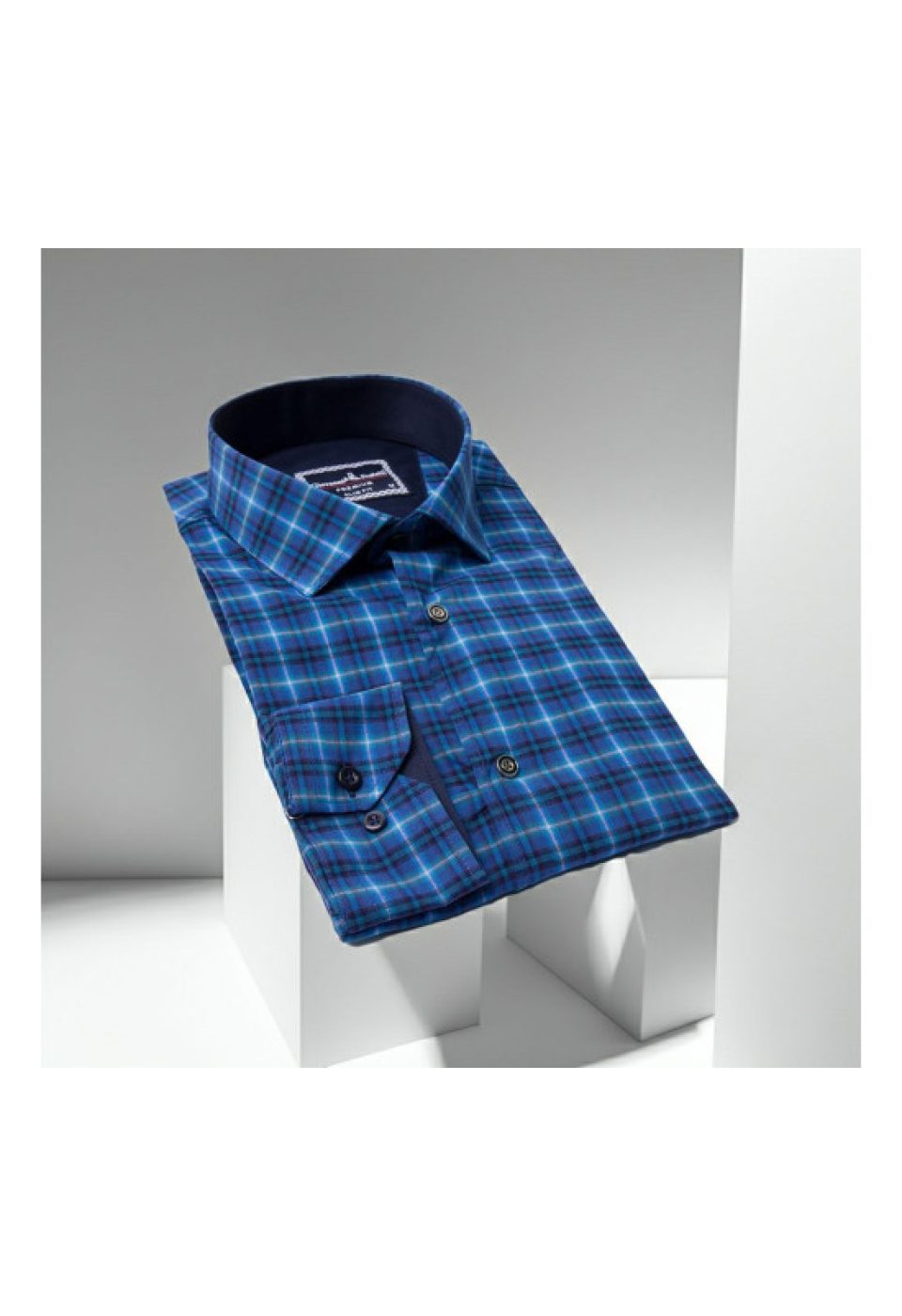 Slim Fit Uzun Kol Desenli Erkek Gömlek 3GMK311286006 - Giovanni Fratelli