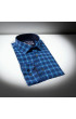 Slim Fit Uzun Kol Desenli Erkek Gömlek 3GMK311286006