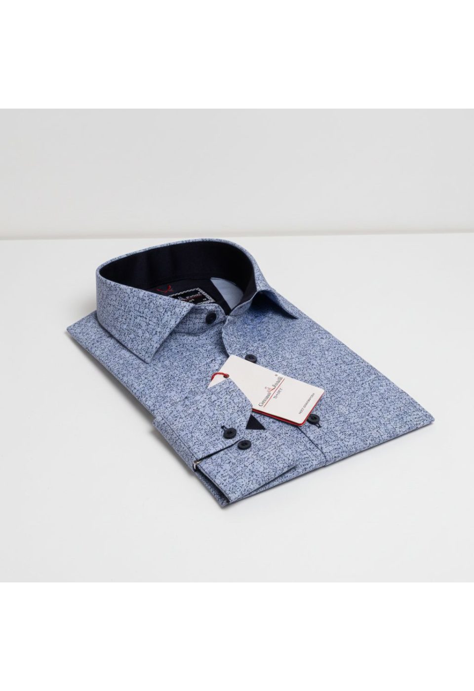 Slim Fit Uzun Kol Desenli Erkek Gömlek 3GMK311299003 - Giovanni Fratelli