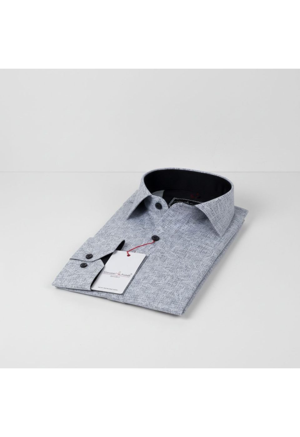 Slim Fit Uzun Kol Desenli Erkek Gömlek 3GMK311348002 - Giovanni Fratelli