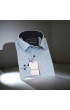 Slim Fit Uzun Kol Desenli Erkek Gömlek 3GMK311349002