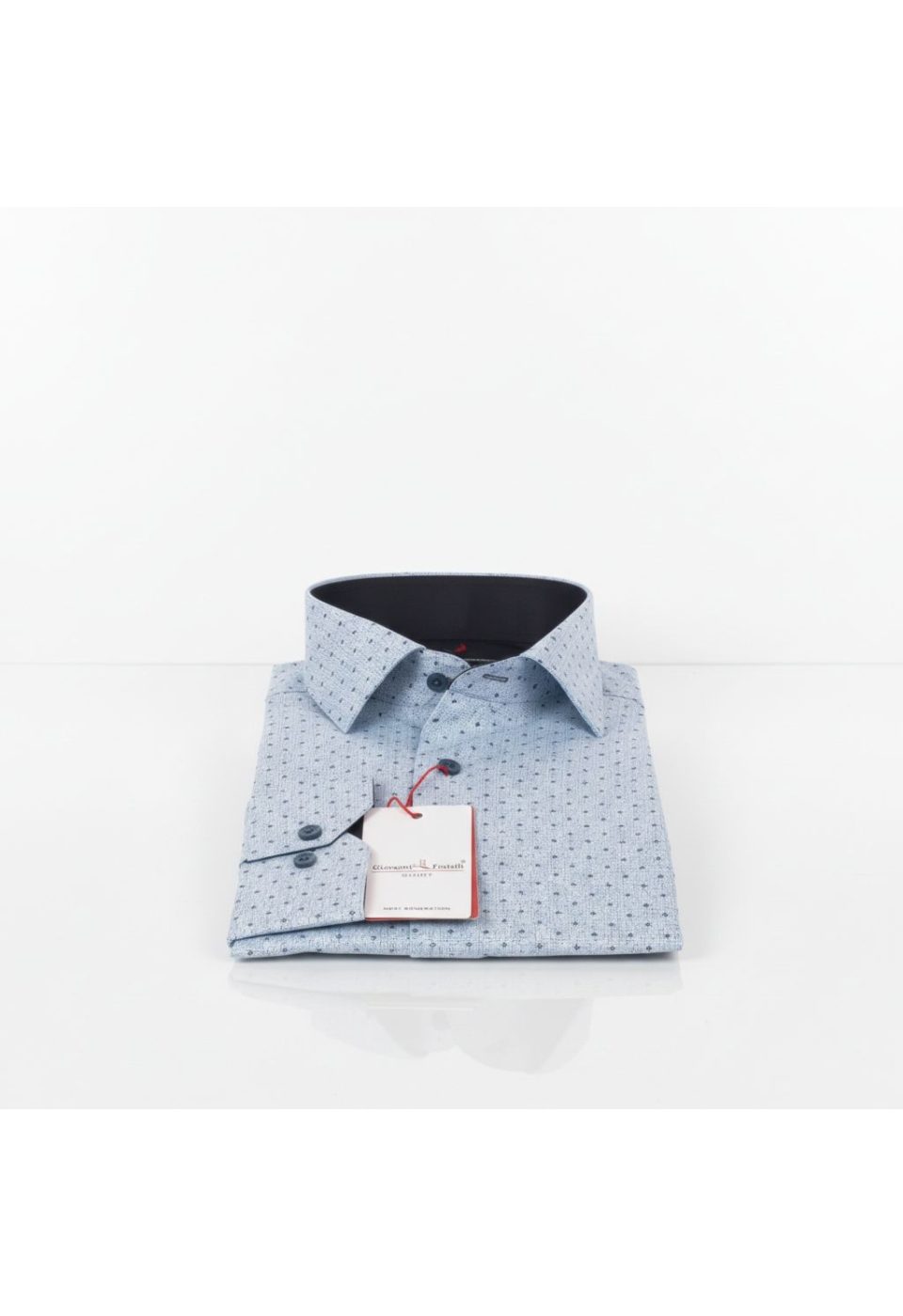 Slim Fit Uzun Kol Desenli Erkek Gömlek 3GMK311349002 - Giovanni Fratelli