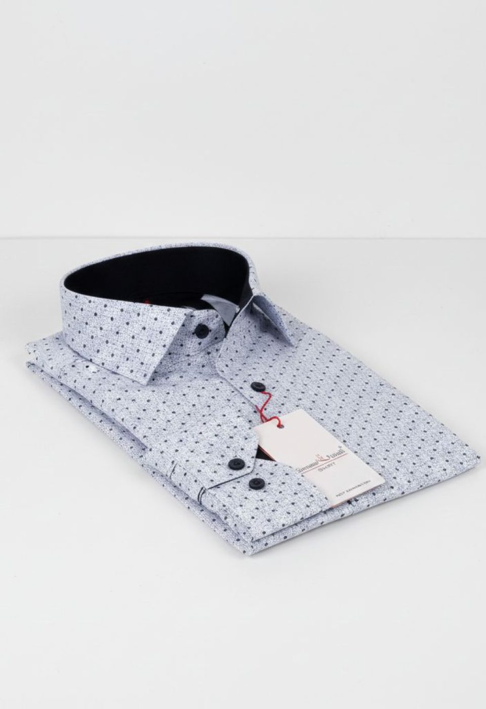 Slim Fit Uzun Kol Desenli Erkek Gömlek 3GMK311349003