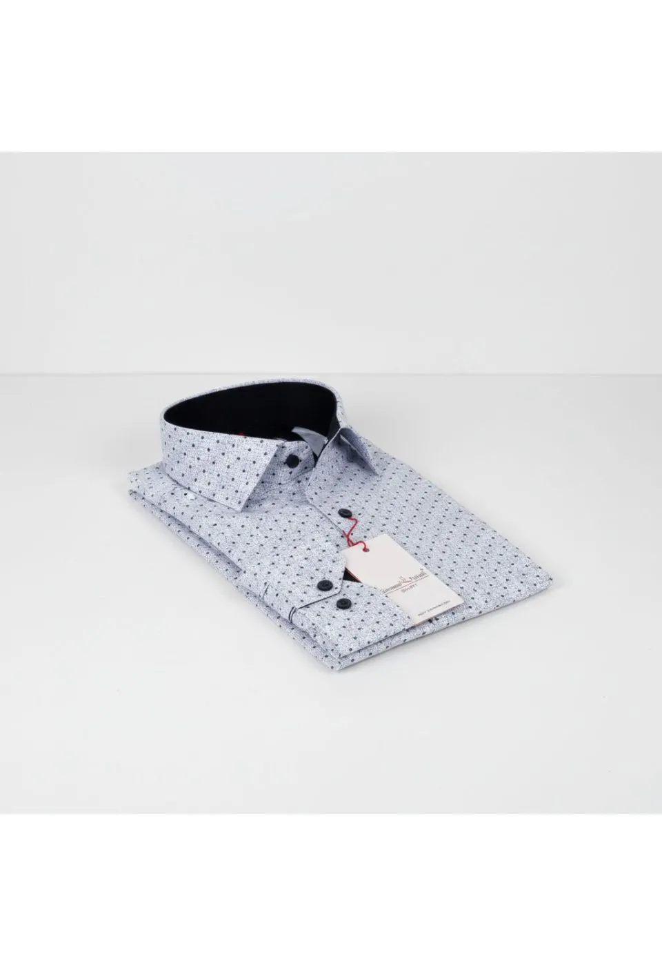 Slim Fit Uzun Kol Desenli Erkek Gömlek 3GMK311349003 - Giovanni Fratelli
