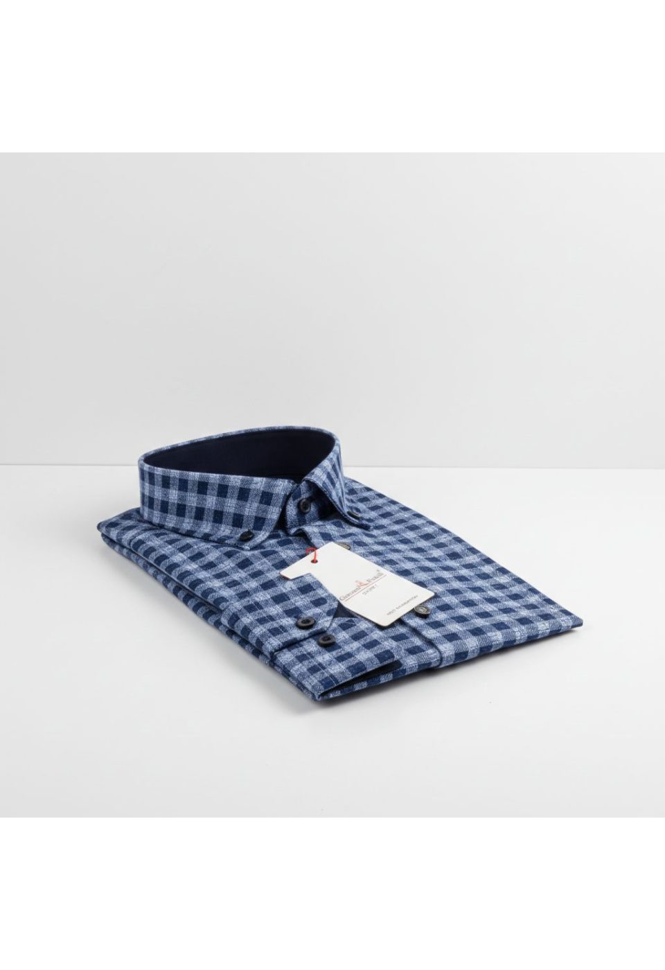 1259 CR YD 003 Slim Fit Uzun Kol Yaka Düğmeli Desenli Erkek Gömlek 3GMK311259003 - Giovanni Fratelli