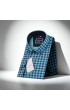 Slim Fit Uzun Kol Yaka Düğmeli Desenli Erkek Gömlek 3GMK311259005