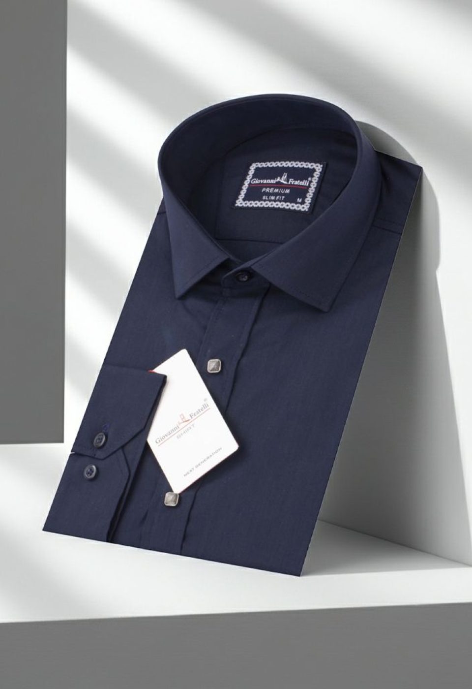 8 Drop Slim Fit Uzun Kol Düz Renk Erkek Gömlek 3GMK311292002 - Giovanni Fratelli