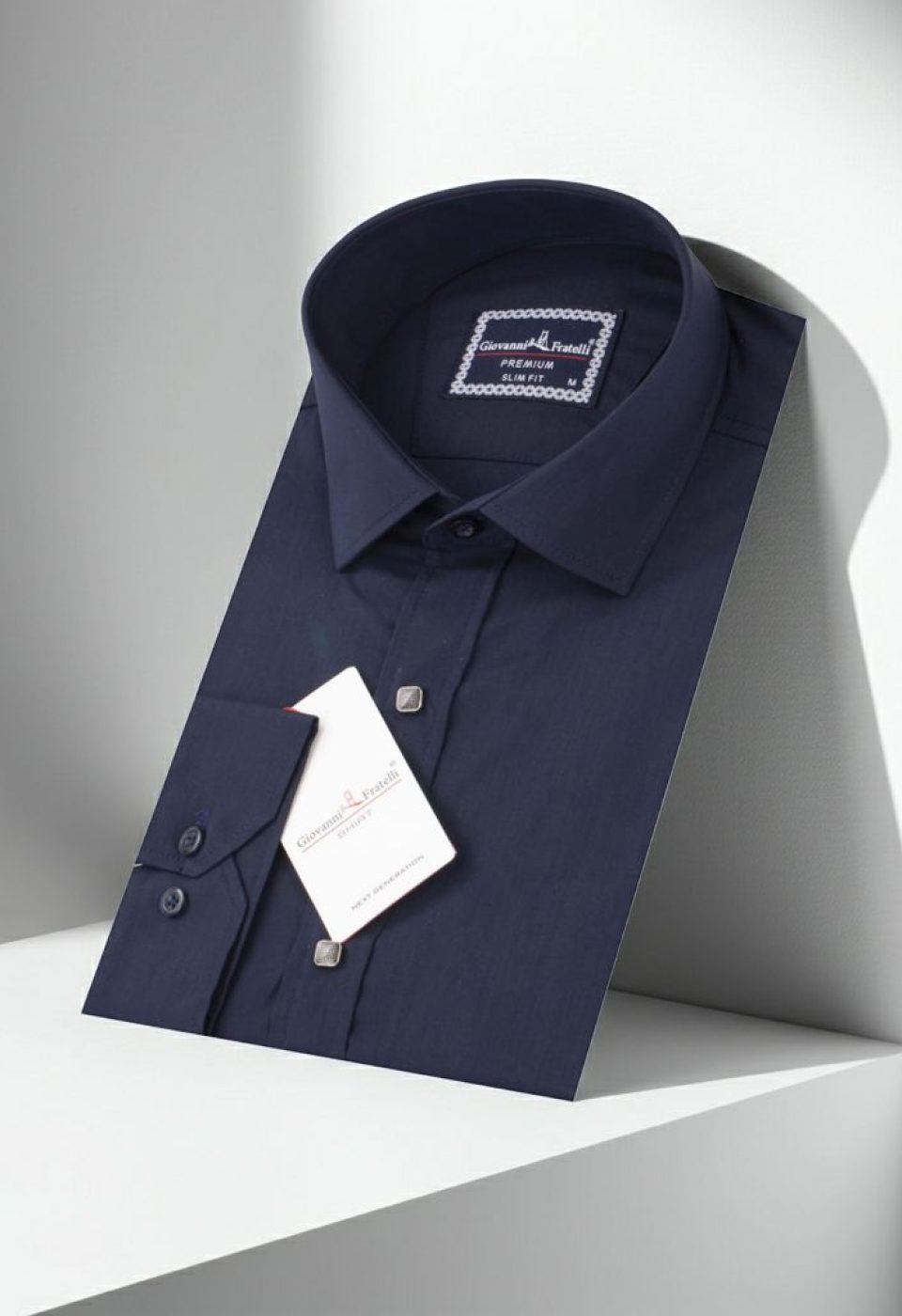 8 Drop Slim Fit Uzun Kol Düz Renk Erkek Gömlek 3GMK311292002 - Giovanni Fratelli