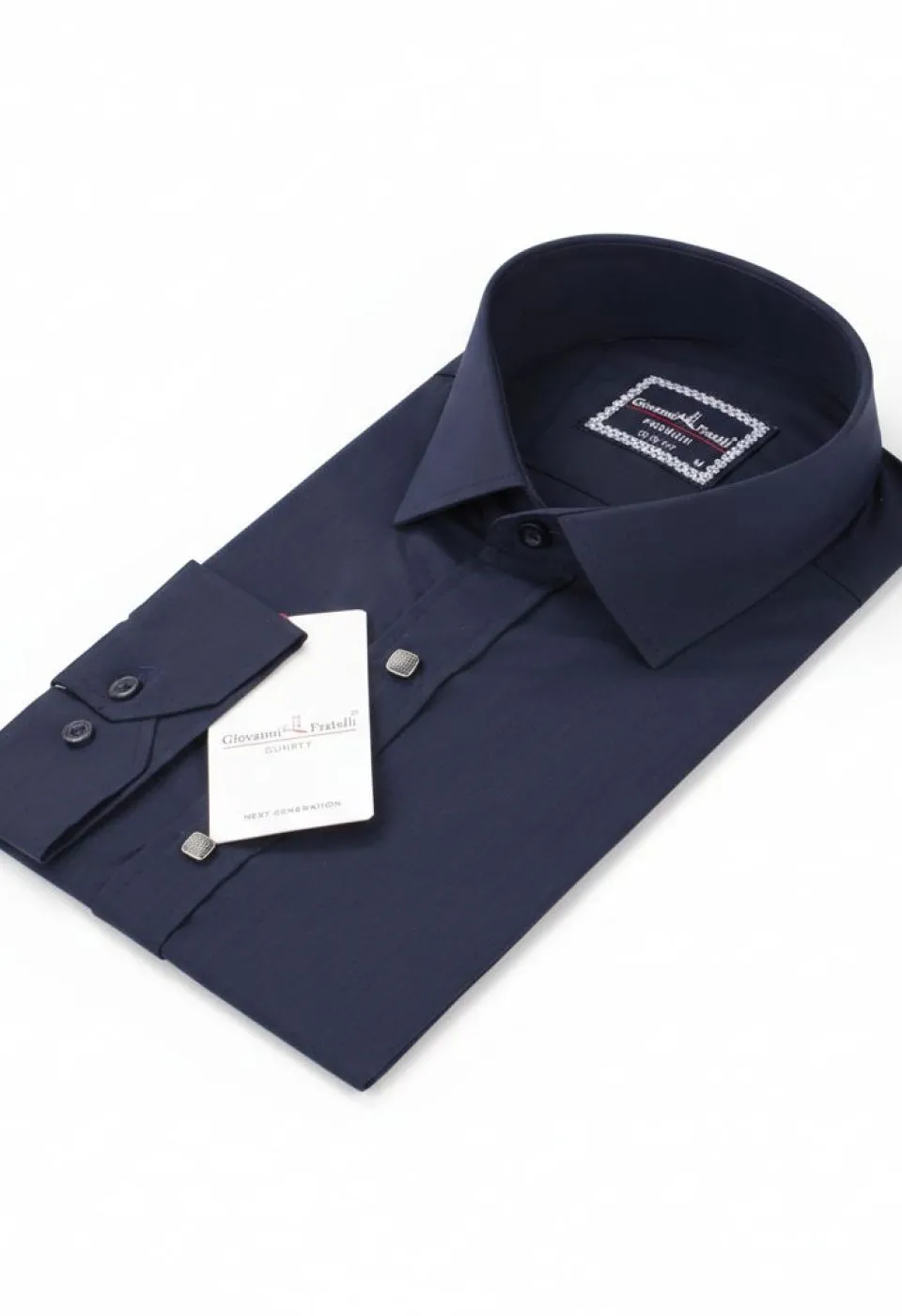 8 Drop Slim Fit Uzun Kol Düz Renk Erkek Gömlek 3GMK311292002