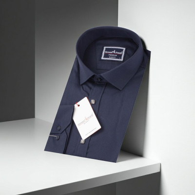 Slim Fit Uzun Kol Desenli Armürlü Jakar Erkek Gömlek 3GMK311293001 - Giovanni Fratelli