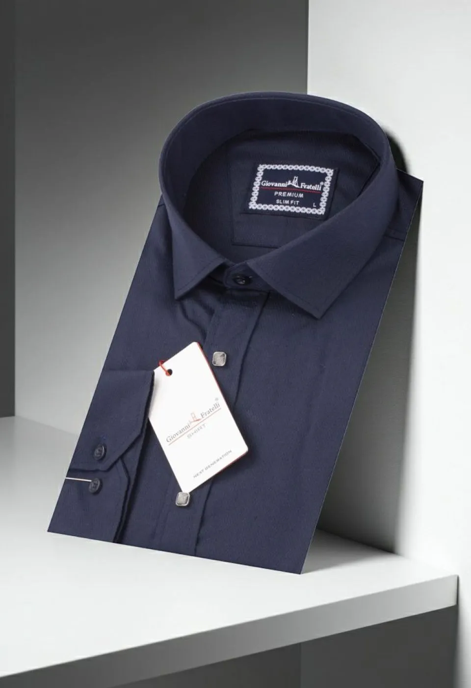 Slim Fit Uzun Kol Desenli Armürlü Jakar Erkek Gömlek 3GMK311293001