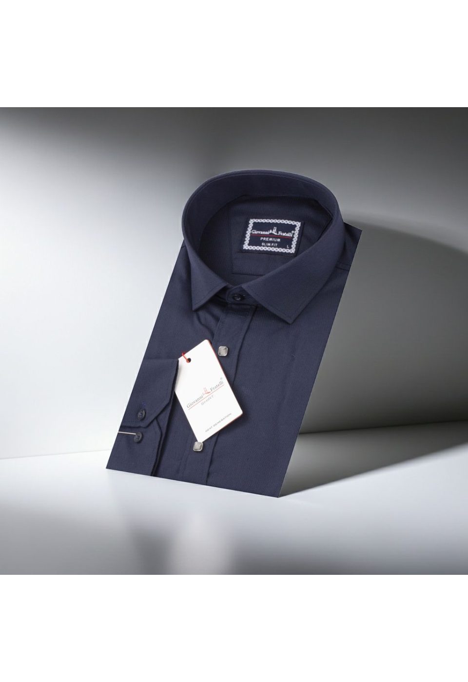 Slim Fit Uzun Kol Desenli Armürlü Jakar Erkek Gömlek 3GMK311293001 - Giovanni Fratelli