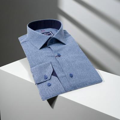 Slim Fit Uzun Kol Düz Renk Kaşmir Erkek Gömlek 3GMK311298001 - Giovanni Fratelli