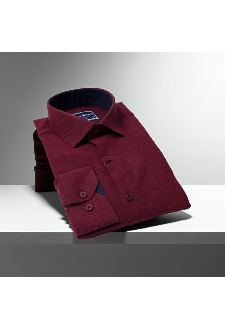 Slim Fit Uzun Kol Düz Renk Kaşmir Erkek Gömlek 3GMK311298004 - Giovanni Fratelli