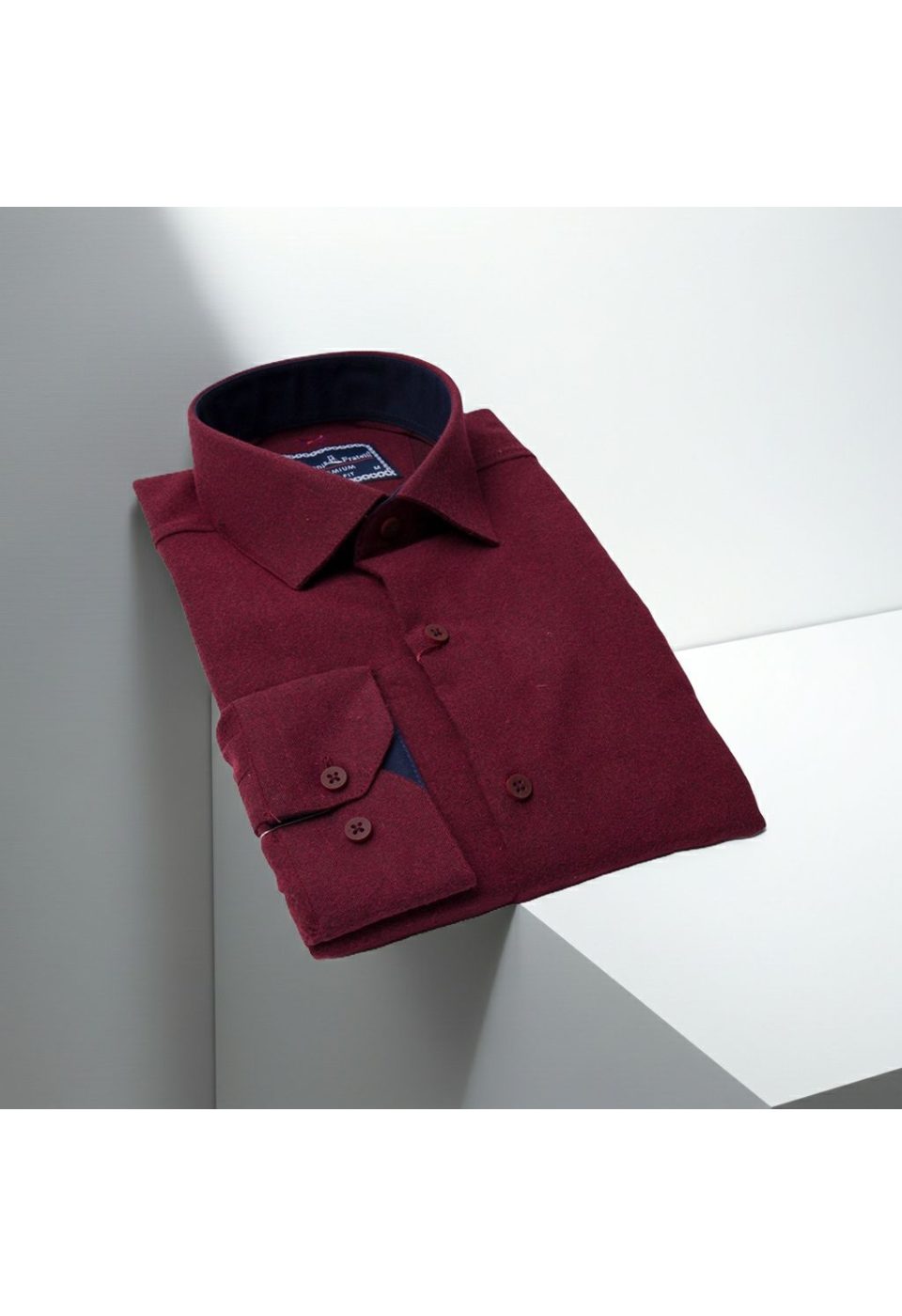 Slim Fit Uzun Kol Düz Renk Kaşmir Erkek Gömlek 3GMK311298004 - Giovanni Fratelli