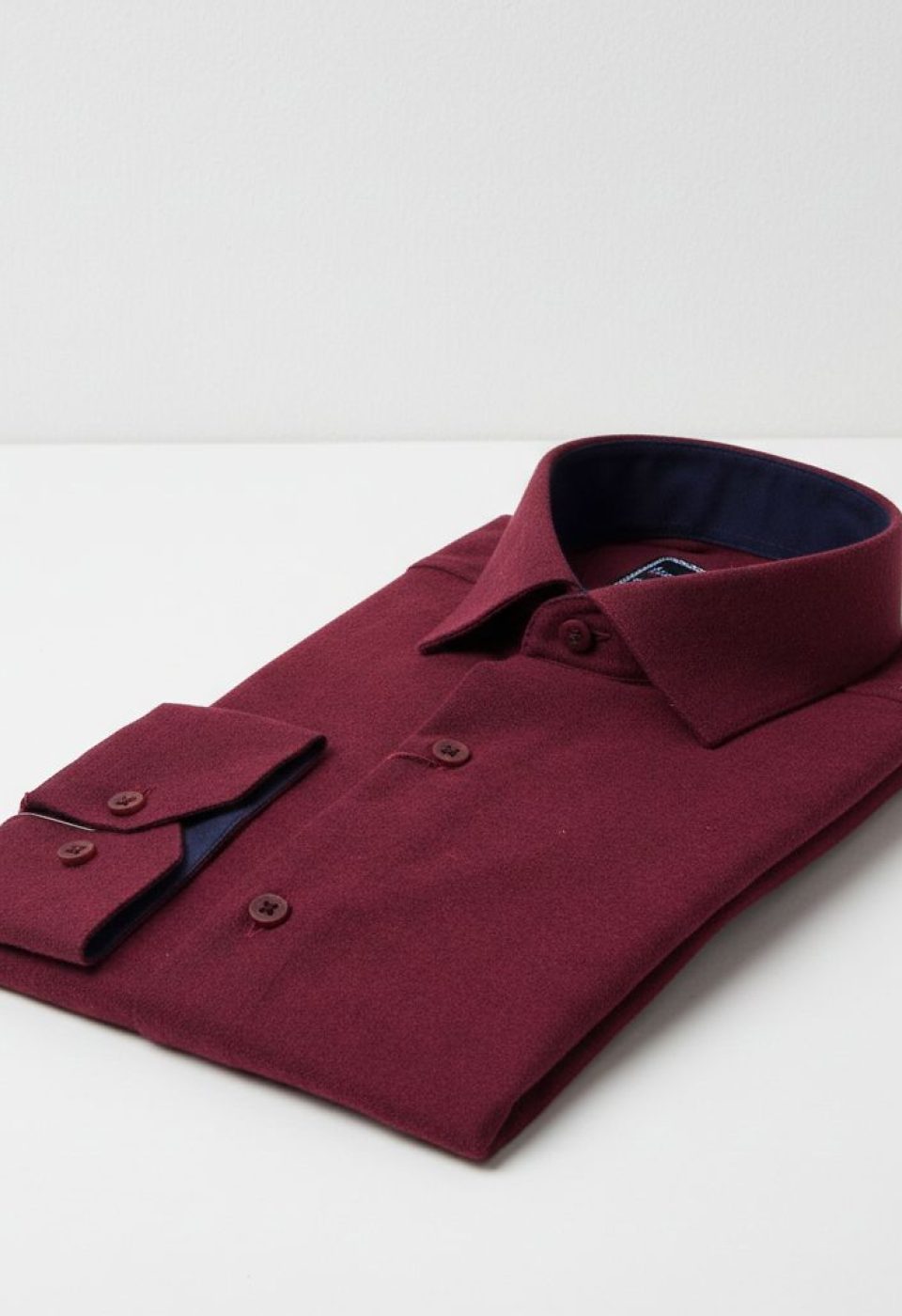Slim Fit Uzun Kol Düz Renk Kaşmir Erkek Gömlek 3GMK311298004 - Giovanni Fratelli