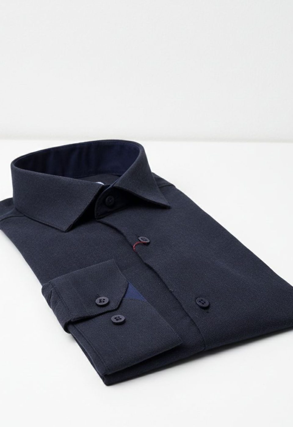 Slim Fit Uzun Kol Düz Renk Kaşmir Erkek Gömlek 3GMK311298007