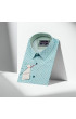 Slim Fit Kısa Kol Desenli Erkek Gömlek 3GMK321313004